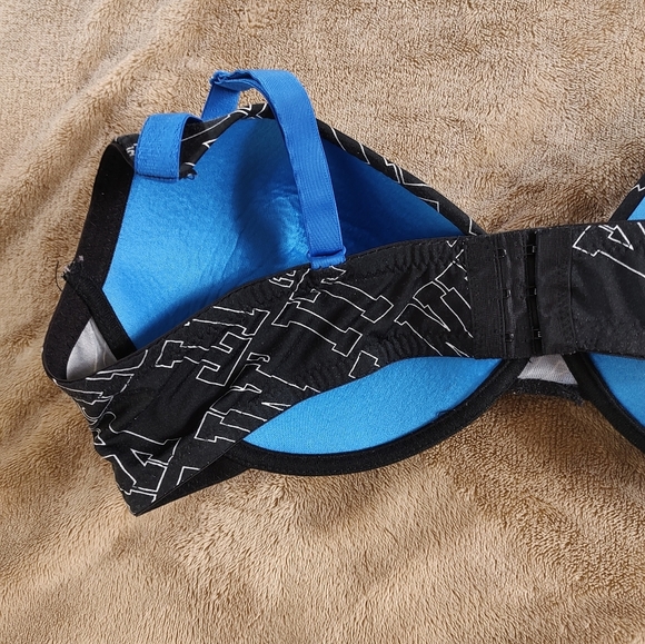 COCO Lingerie Black Printed Bra 40DDD - Picture 5 of 9